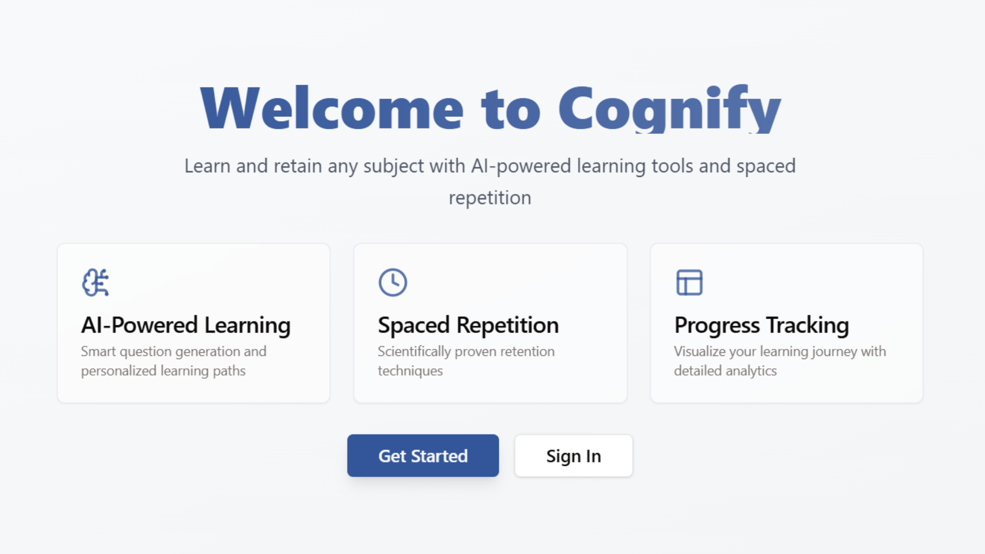 Cover image showing Cognify's learning platform interface